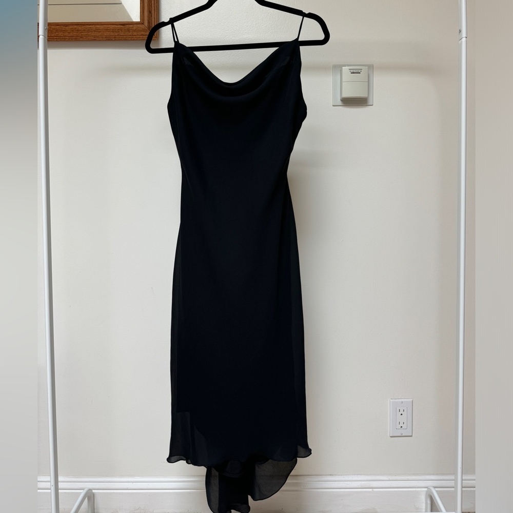 Elegant Black Slip Dress